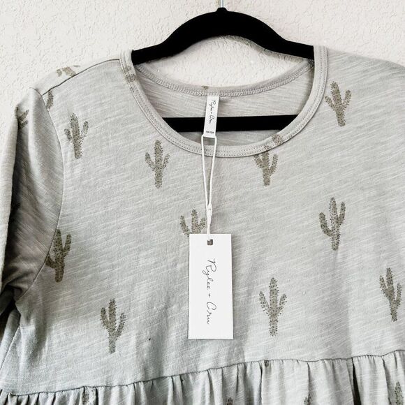 NWT! Rylee + Cru Cactus Finn Dress Size 10-12Y - Picture 5 of 6